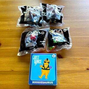 Happy Meal toys with happy meal bags